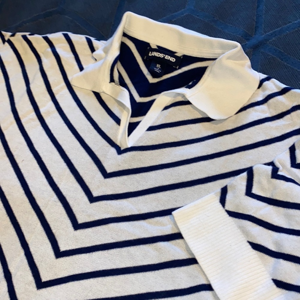 Lands’ End short-sleeved sweater ⚓️